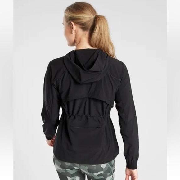 Athleta Running Free Jacket NWOT Size S Black - Picture 2 of 8